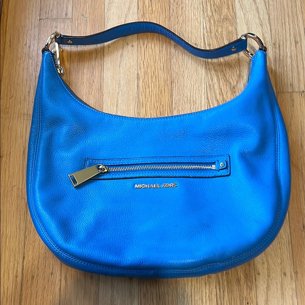 MICHAEL KORS Blue Handbag EUC